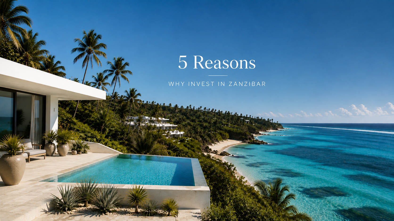 Luxury Villa Overlooking Zanzibar indian Ocean